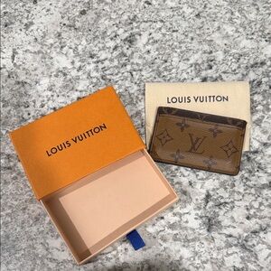 Louis Vuitton Brown Monogram Card Case